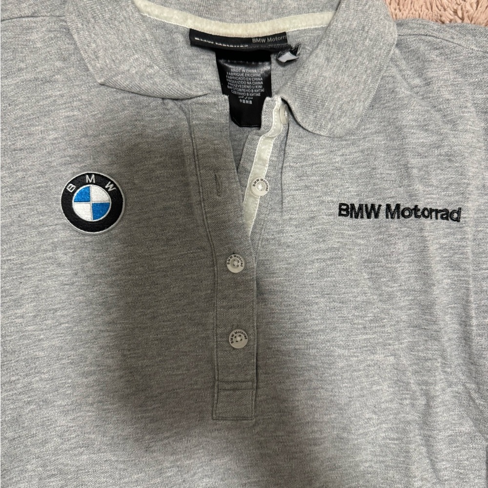 BMW Motorrad Light Gray Polo Shirt